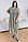 Легка літня сіра сукня вільного крою FREE SIZE (на ОГ 120-135 см) з зав'язками ззаду і вишивкою спереду №214-1, фото 3