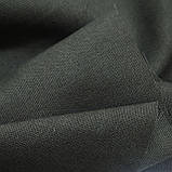 Відріз 1,4м льон однотон хакі, фото 5