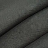 Відріз 1,4м льон однотон хакі, фото 2