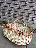Кошик з цільної лози №8, фото 5