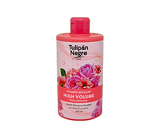 Шампунь Tulipan Negro Міцелярний для об'єму волосся, 400 мл, арт 018447, 1 шт, Рожевий