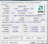 Процесор sFM1 AMD ATHLON A4-3400 - 2 ЯДРА ( 2 по 2.7 Ghz кожне) ad34000jz22gx FM1 з ГАРАНТІЄЮ, фото 3