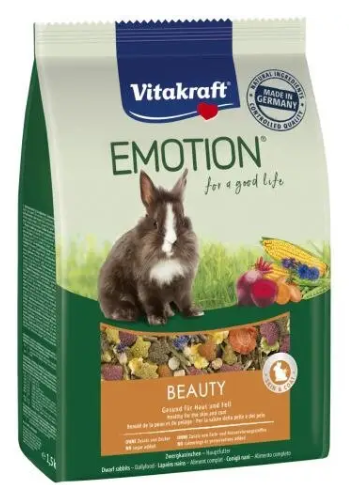 Vitakraft  Emotion Beauty для кроликов 600г