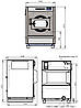 Промислова пральна машина СВ282 (підресорена, завантаження до 30 кг, з паровим нагріванням), фото 2