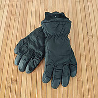 Теплі зимние рукавиці на хутрі 10 - 11 - 12 років колір чорний