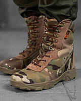 Тактические военные мужские ботинки Monolit Cordura мультикам высокие берцы демисезонные демисезон весна осень
