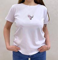 Женская футболка 44 46 48 50 с рисунком Турция хлопок