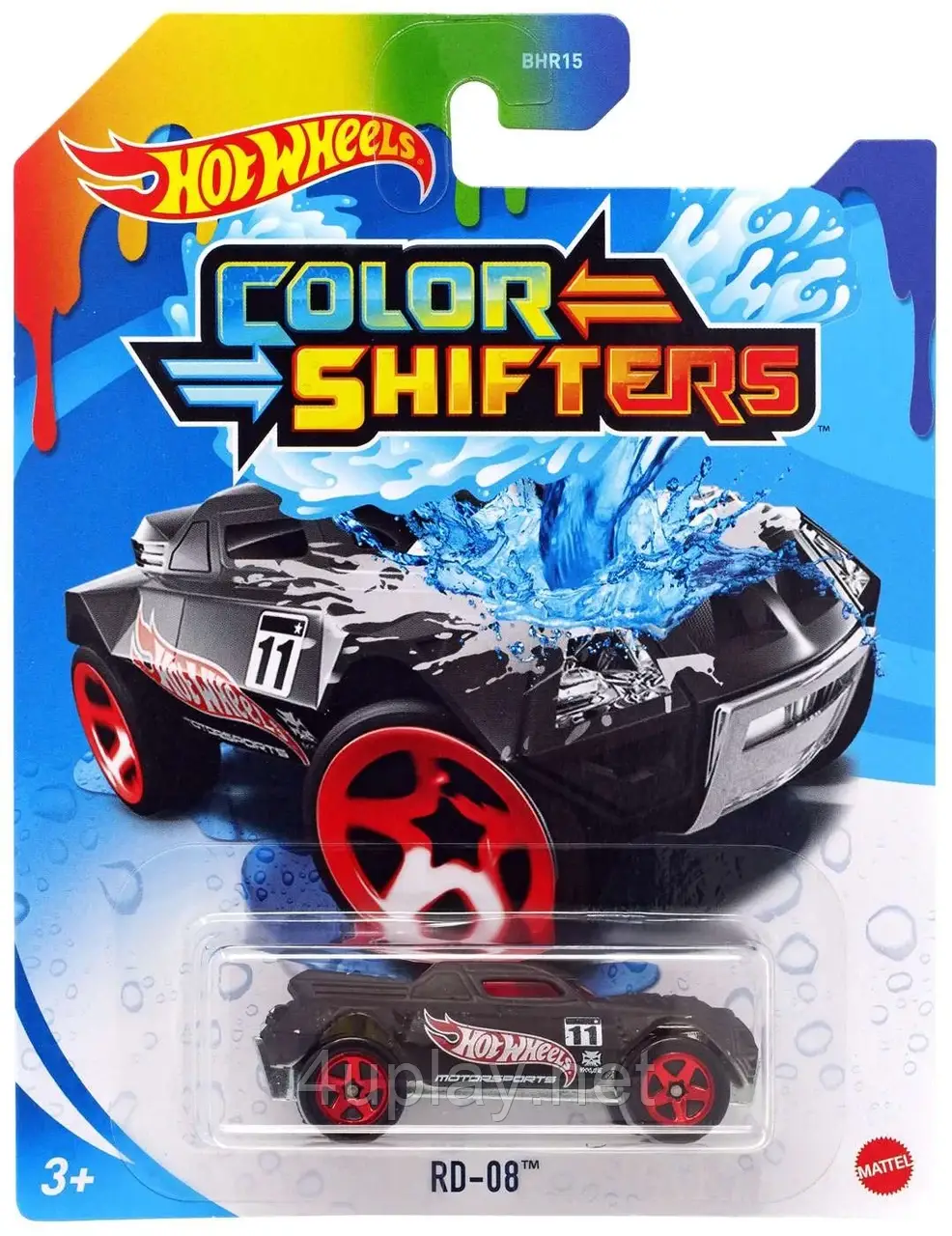 Hot Wheels Color Shifters RD-08 Машинка Хот Вілс, що змінює колір