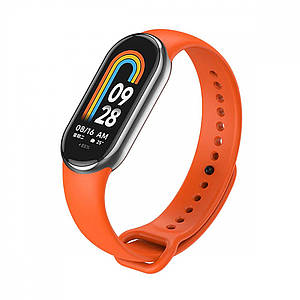 Ремешок Silicone для Xiaomi Mi Band 8 (Orange)