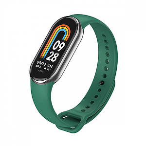 Ремешок Silicone для Xiaomi Mi Band 8 (Forest Green)