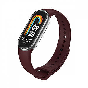 Ремешок Silicone для Xiaomi Mi Band 8 (Bordo)