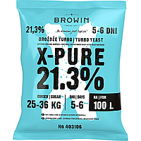 Турбо дрожжи Browin X-Pure 21.3% 360г. на 100л.