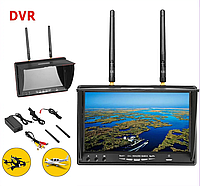 FPV монітор LCD5802D DVR 5.8GHz 40CH Монітор приймач 7 дюймів монітор для FPV