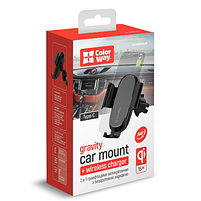 Зарядний пристрій Air Vent Car ColorWay CW-CHAW038Q-BK чорний, фото 8