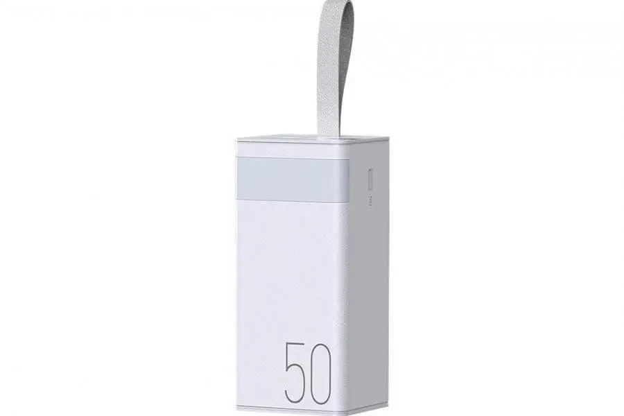 ПОТУЖНА БАТАРЕЯ 50000 mAh Power Bank Швидке заряджання (White)