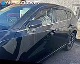 Дефлектори вікон (вітровики) 6шт. Mazda CX 5 2017- (Autoclover/Корея), фото 11
