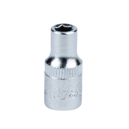 Насадка шестигранна коротка 1/4" 5 мм CrV Ultra, фото 1