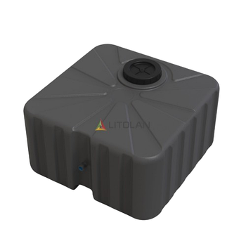 Душ літній 100л 600*600*350мм 3 шари чорний LITOLAN