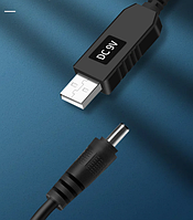 Кабель питания 9v для подключения роутера USB to 5.5X2.1 / переходник