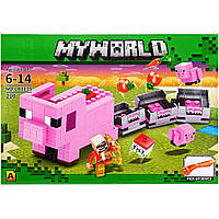 Toys Конструктор дитячий "Minecraft" LB1135A 210 деталей