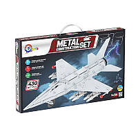 Toys Детский металлический конструктор "Искребитель F16" 9598TXK 430 деталей