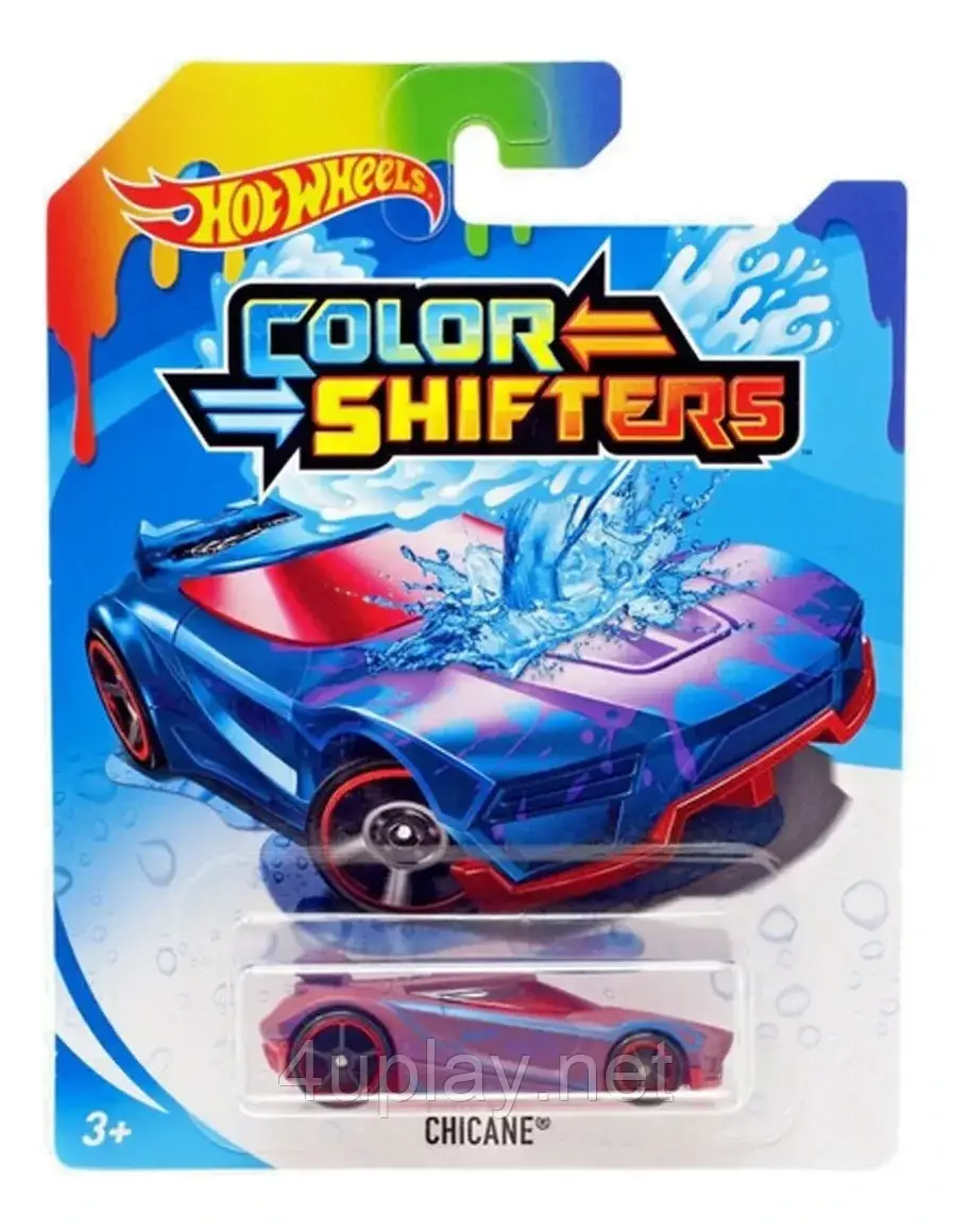 Hot Wheels Color Shifters Chicane Машинка Хот Вілс, що змінює колір, Шикана