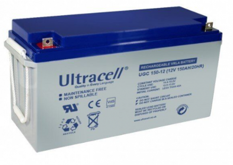 Акумуляторна батарея Ultracell UCG150-12 GEL 12 V 150 Ah для інвертора / ДБЖ