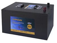 Аккумуляторная батарея Vipow LiFePO4 51.2V 200Ah со встроенной ВМS платой 100A (520*400*300)