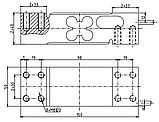 Тензодатчик для ваг 500кг Розмір 40х50х150мм, фото 2