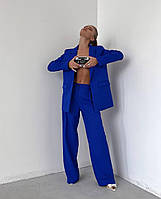 Брючний жіночий костюм піджак і брюки у кольорах, фото 9