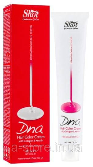 Крем-фарба з колагеном для волосся Shot Dna Hair Color Crem