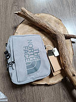 Сумка через плече Месенджер The north face барсетка TNF сірий
