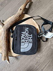 Сумка через плече Месенджер The north face барсетка TNF чорний, фото 4
