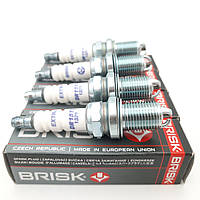 Свечи Brisk EXTRA DR15TC (3-электродные) ВАЗ 2110-2112 16V, Ланос 16V, Авео 16V, иномарка 16V (ключ 16)