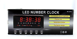 Цифровий настінний годинник VST -3615 Led (червоний)
