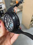 Водостійкий годинник (50 м) з подвійним часом Skmei 1655BKWT Black-White, фото 8