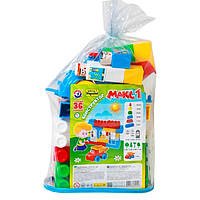 Конструктор “Домик + Машинка самосвал” 36 дет. Макс 1 Технок 1516