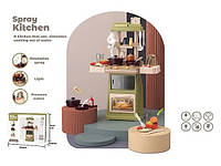 Кухня детская 47 предметов 66см (свет, звук, вода) игровой набор Кухня для детей Зелёная