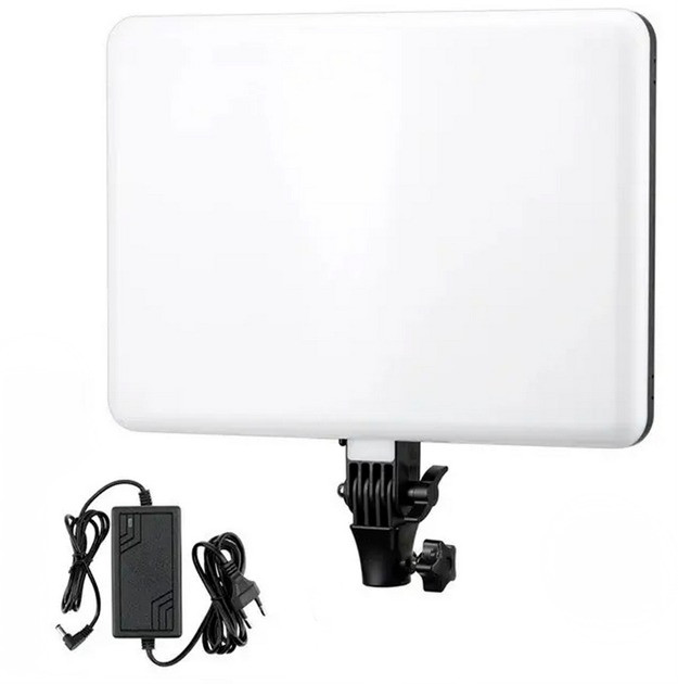 Прожектор світлодіодний для студійного фотознімання UKC Чорний, фото 1