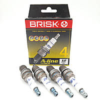 Свечи зажигания Brisk YTTRIUM DR15YCY-1 (Иттрий) ВАЗ 2110-2112 16V, Ланос 16V, Авео 16V, иномарка (ключ 16)