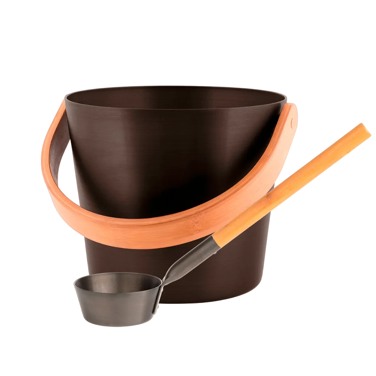 Комплект відро 5 Л + черпак Rento, чорний, фото 1