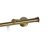 Карниз MStyle для штор металлический однорядный Антик Дуо труба профильная 19 мм кронштейн цылиндр 240 см