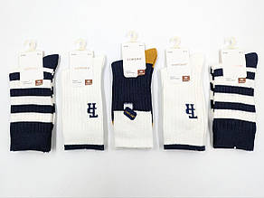 Жіночі демісезонні шкарпетки Корона, смужки TR, бавовна. Розмір 36-41, 10 пар/уп. асорті кольорів