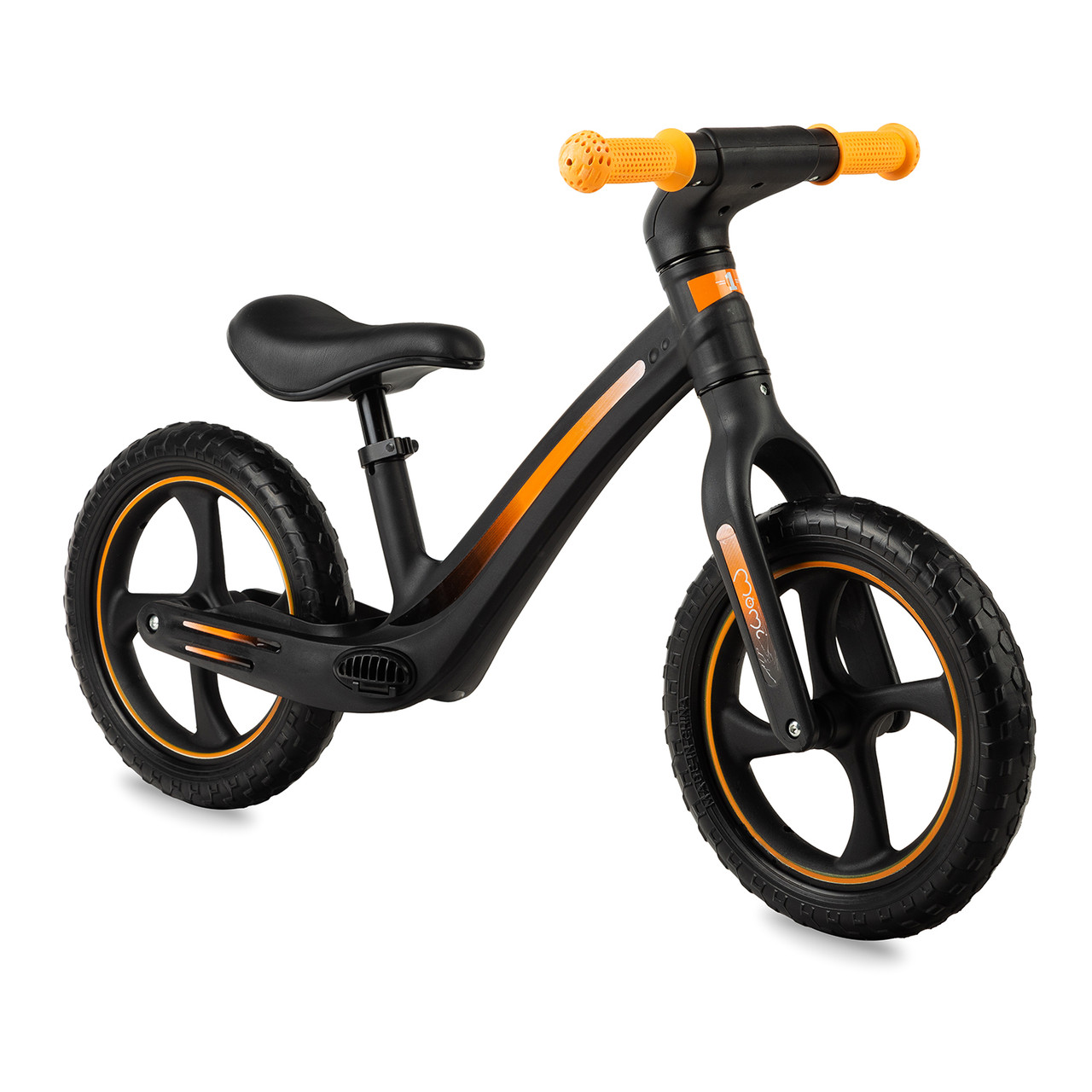 Велобег для малышей MoMi MIZO Black, Детский транспорт велокат для мальчика двухколесный, Беговел каталка - фото 4 - id-p2097767331