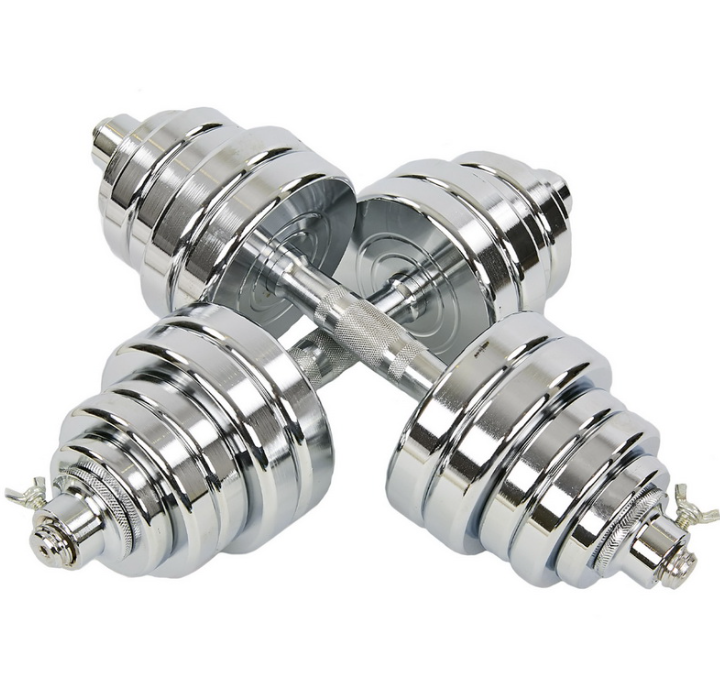 Розбірні хромовані гантелі (2шт по 20кг) 40 кг SP-Sport TA-8044-40