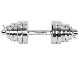 Розбірні хромовані гантелі (2шт по 20кг) 40 кг SP-Sport TA-8044-40, фото 4