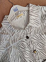 Свободная Женская Рубашка-Пиджак с бахромой COTTON 50-52-54 размер
