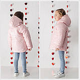 Легка й тепла куртка для дівчинки Нікуся, розміри 80-110, фото 5