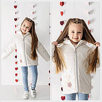 Легка й тепла куртка для дівчинки Нікуся, розміри 80-110