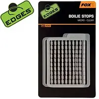 Стопор для насадки Fox Edges Boilie Stops Micro Clear